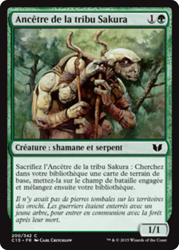 Ancêtre de la tribu Sakura — Commander 2015 — Magic: The Gathering