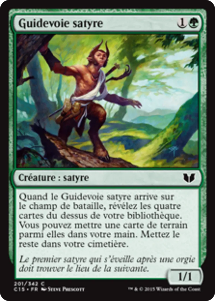 Guidevoie satyre — Commander 2015 — Magic: The Gathering