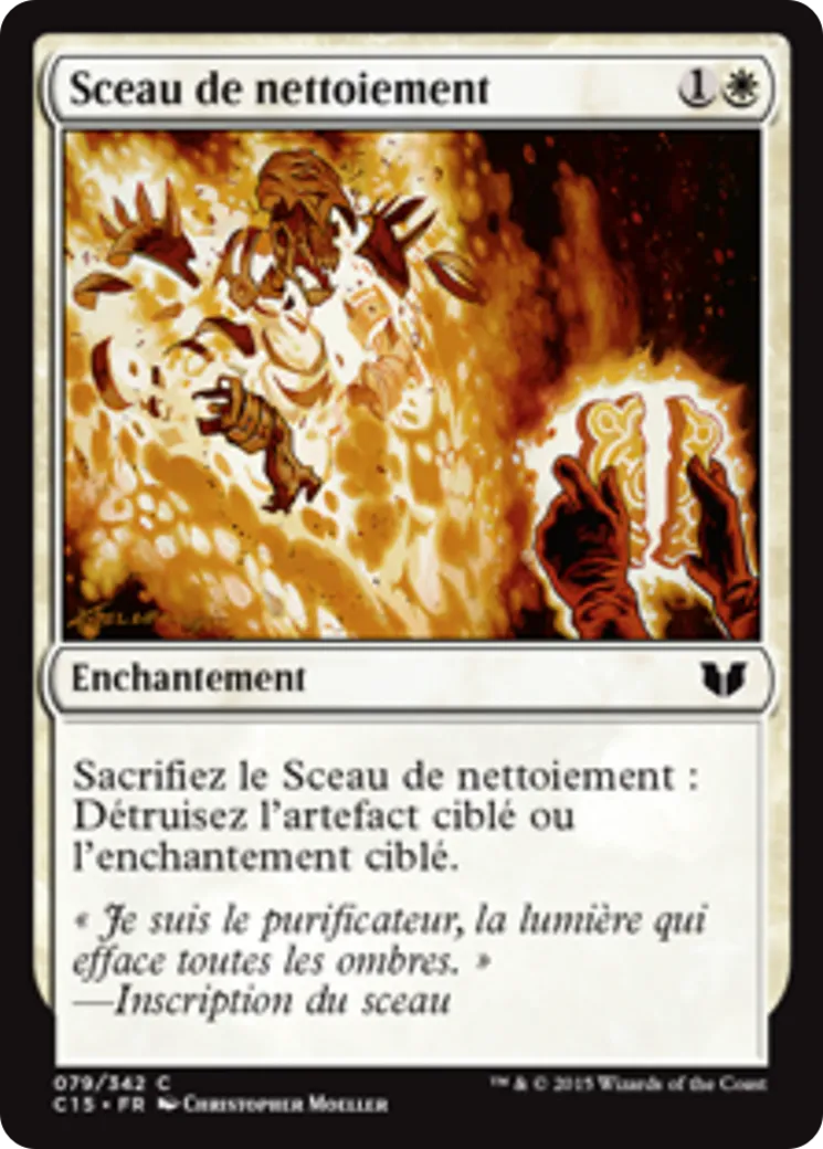 Sceau de nettoiement — Commander 2015 — Magic: The Gathering