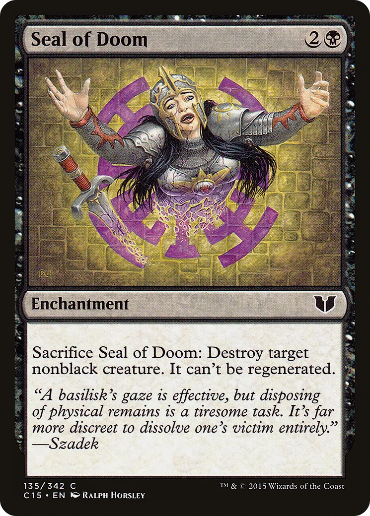 Seal of Doom — Commander 2015 — Magic: The Gathering