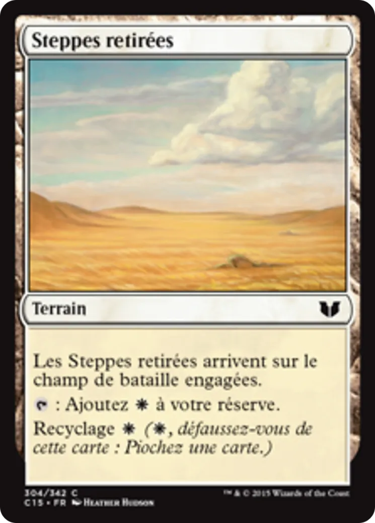Steppes retirées — Commander 2015 — Magic: The Gathering