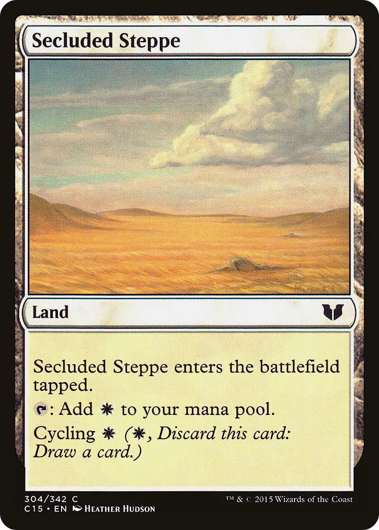 Secluded Steppe — Commander 2015 — Magic: The Gathering