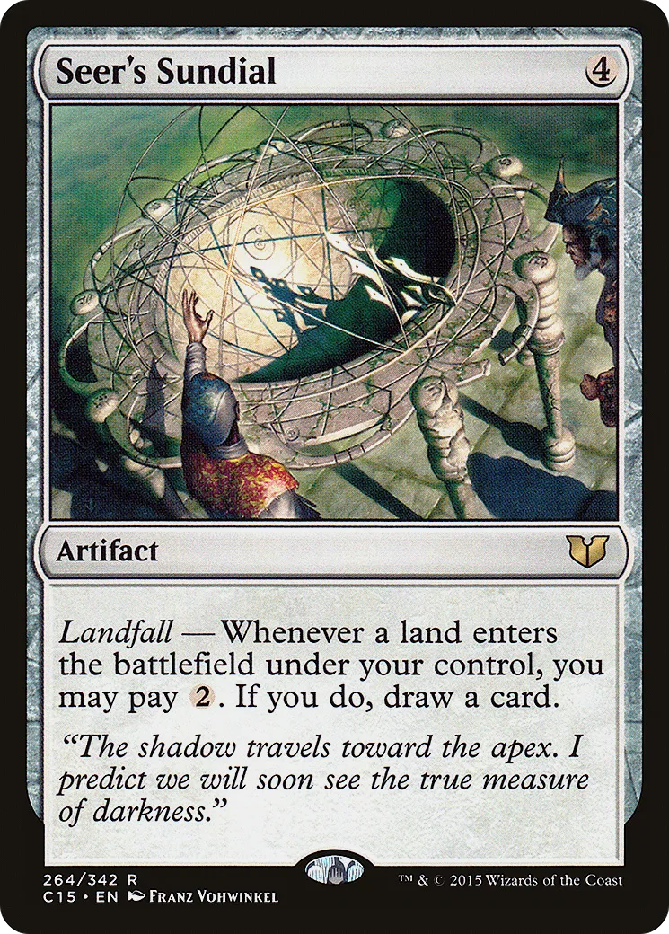 Cadran solaire du voyant — Commander 2015 — Magic: The Gathering