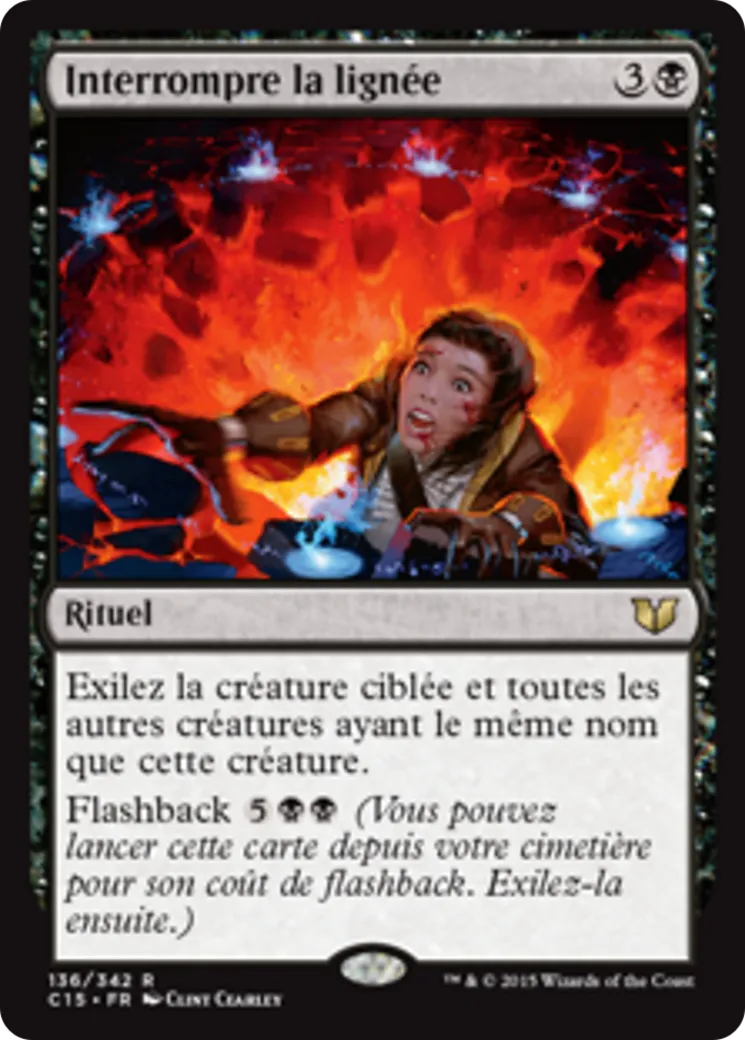 Interrompre la lignée — Commander 2015 — Magic: The Gathering