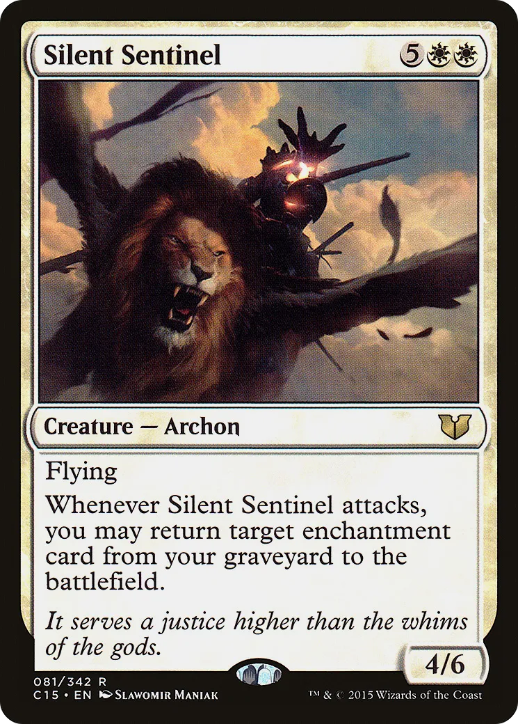 Silent Sentinel — Commander 2015 — Magic: The Gathering