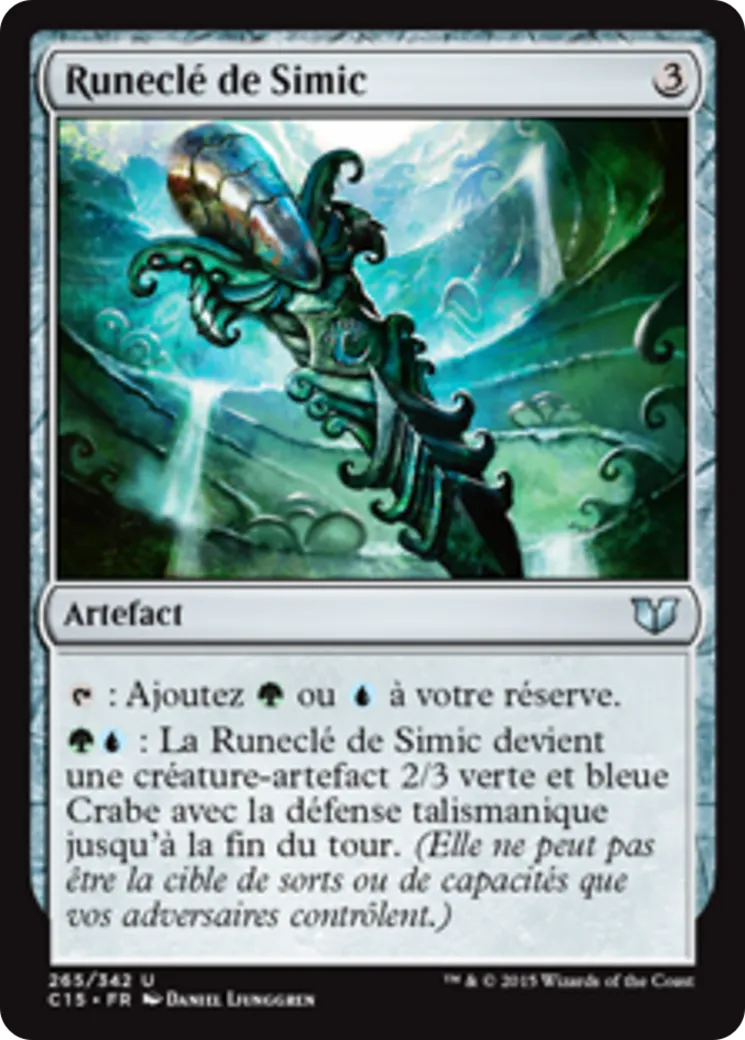 Runeclé de Simic — Commander 2015 — Magic: The Gathering