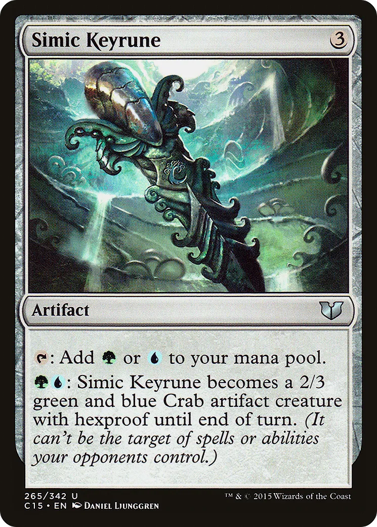 Runeclé de Simic — Commander 2015 — Magic: The Gathering