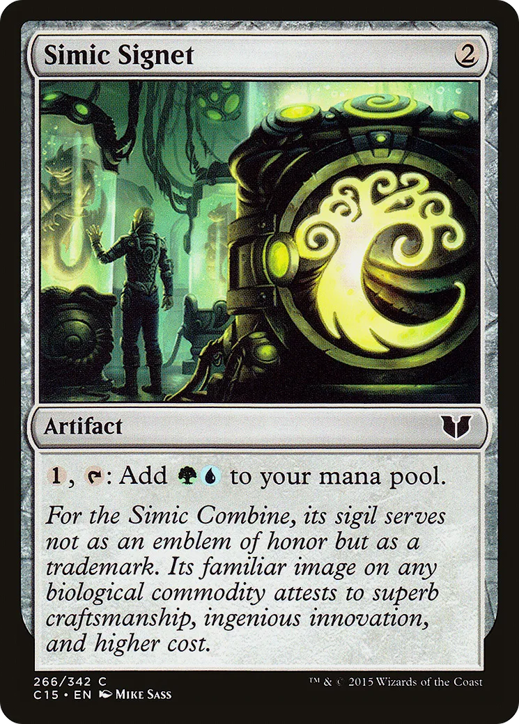Simic Signet — Commander 2015 — Magic: The Gathering