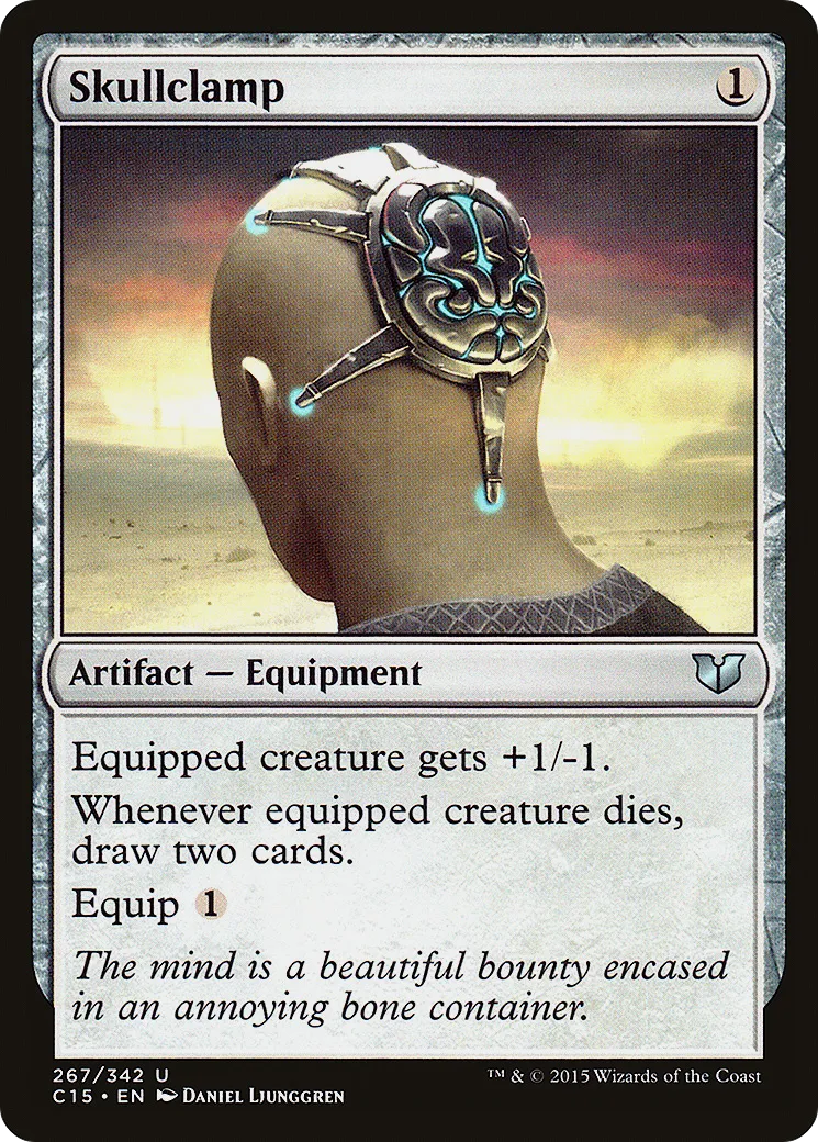 Skullclamp — Commander 2015 — Magic: The Gathering