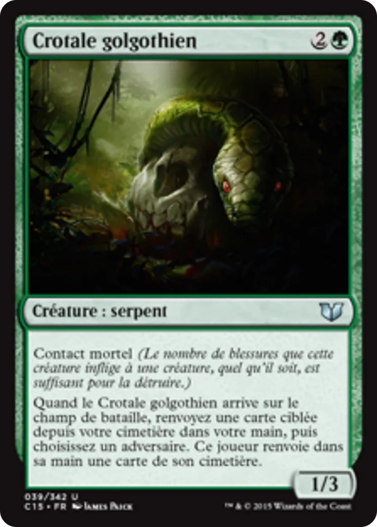 Crotale golgothien — Commander 2015 — Magic: The Gathering