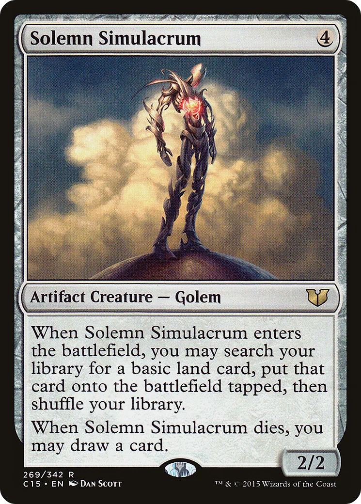Solemn Simulacrum — Commander 2015 — Magic: The Gathering