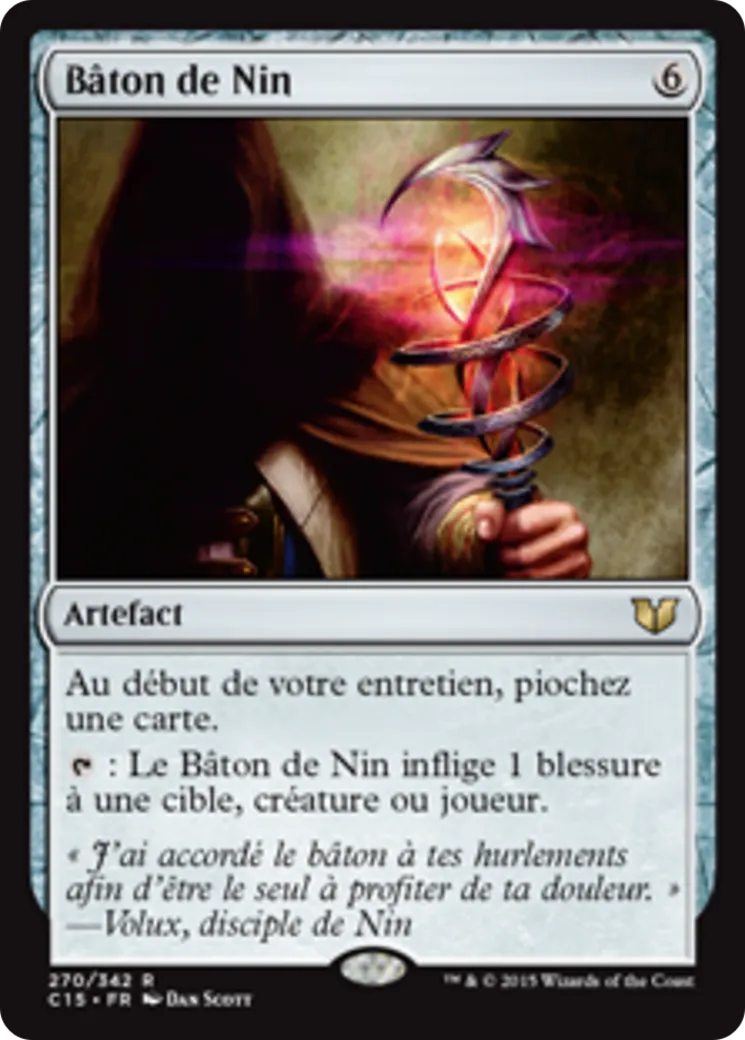 Bâton de Nin — Commander 2015 — Magic: The Gathering