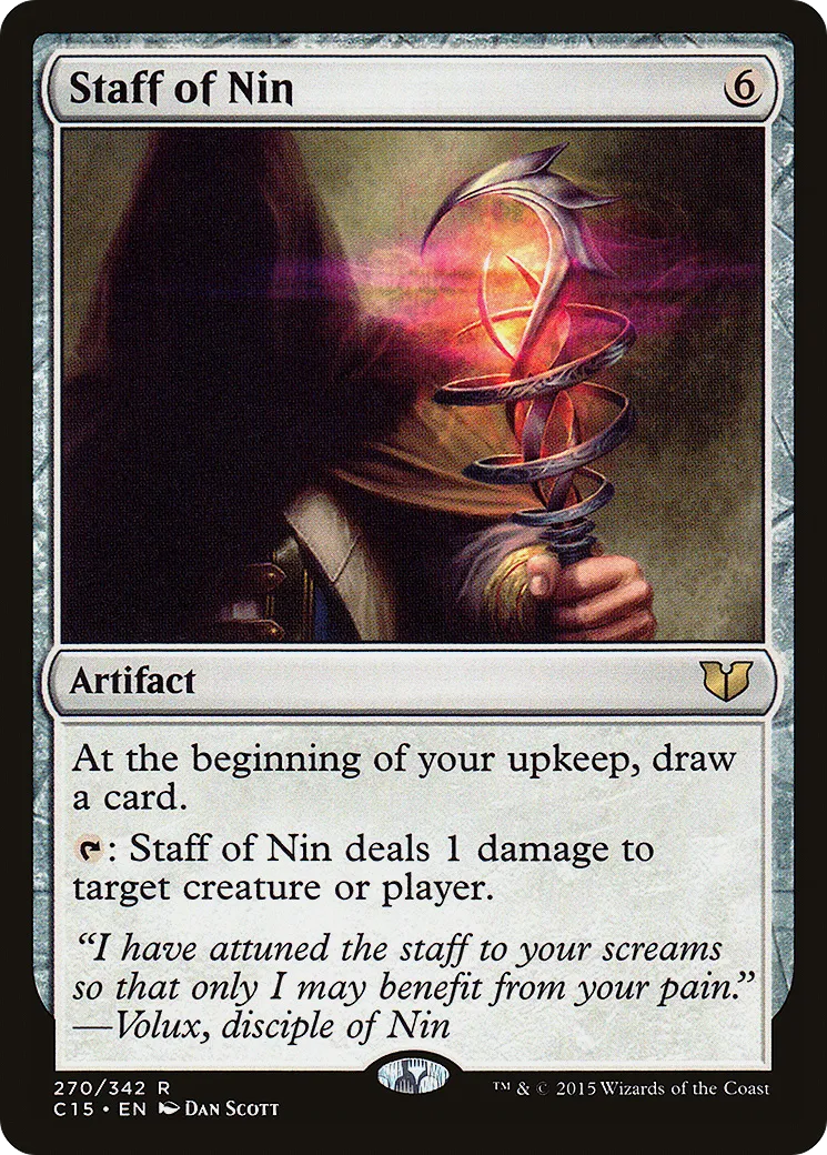 Staff of Nin — Commander 2015 — Magic: The Gathering