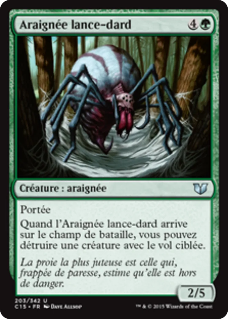 Araignée lance-dard — Commander 2015 — Magic: The Gathering