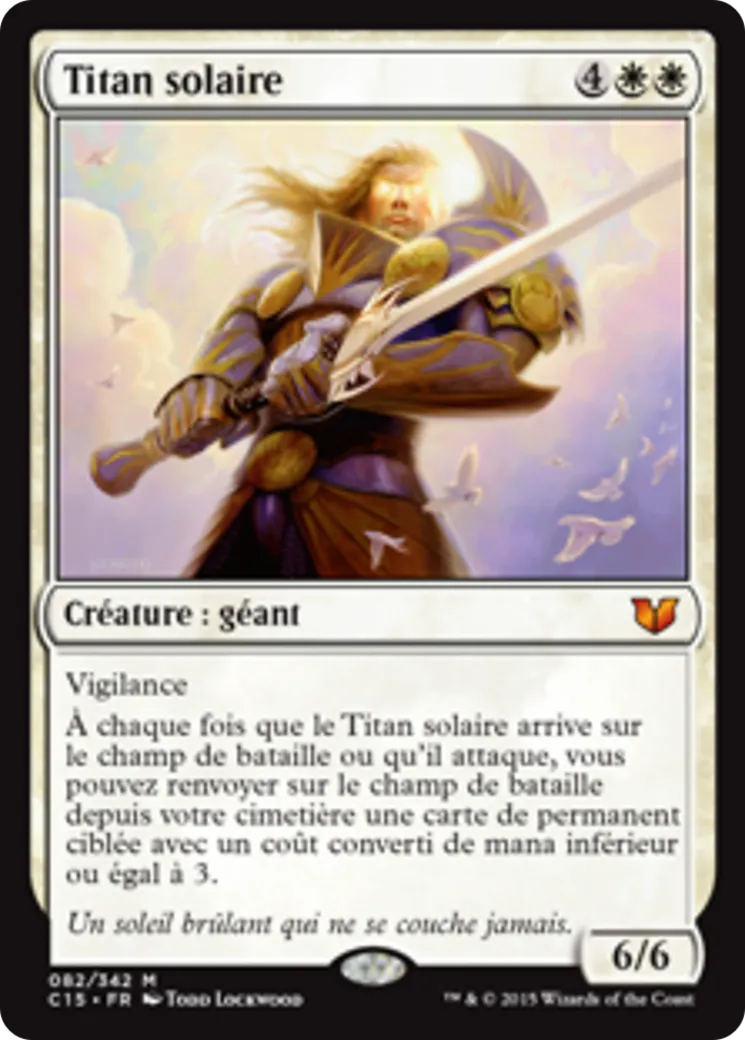 Titan solaire — Commander 2015 — Magic: The Gathering