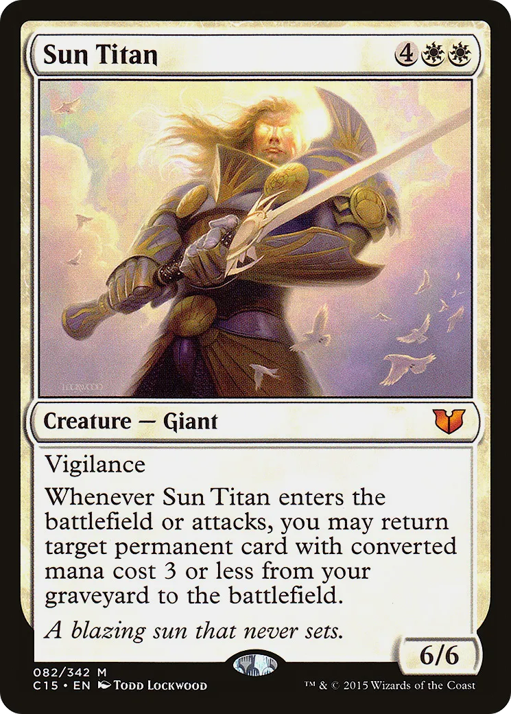 Sun Titan — Commander 2015 — Magic: The Gathering