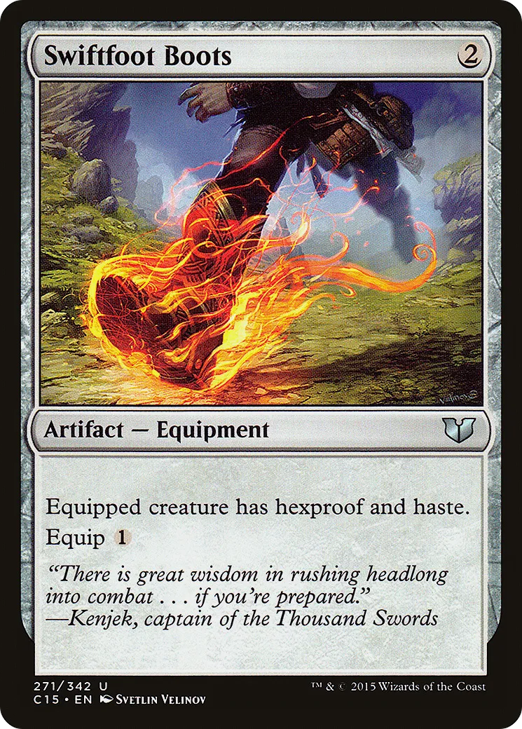 Swiftfoot Boots — Commander 2015 — Magic: The Gathering