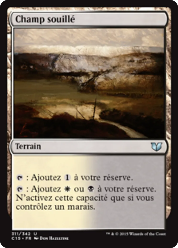 Champ souillé — Commander 2015 — Magic: The Gathering
