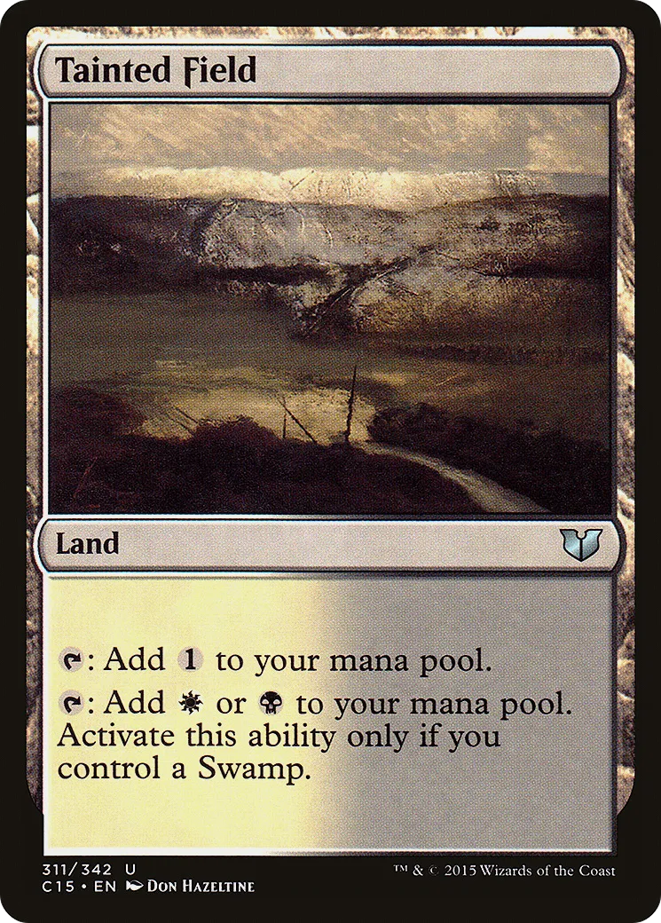 Tainted Field — Commander 2015 — Magic: The Gathering