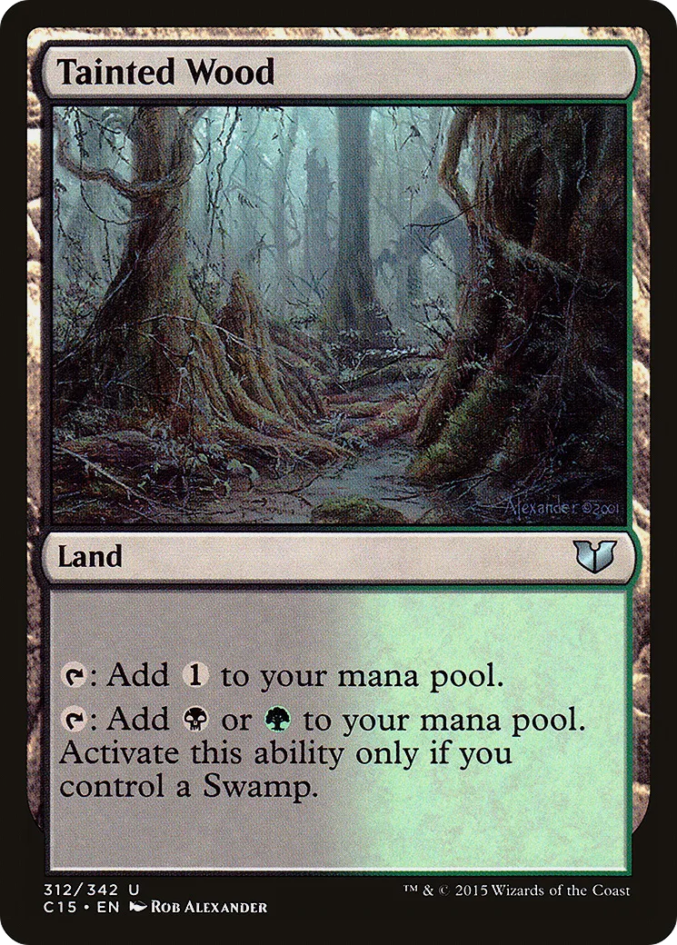Tainted Wood — Commander 2015 — Magic: The Gathering