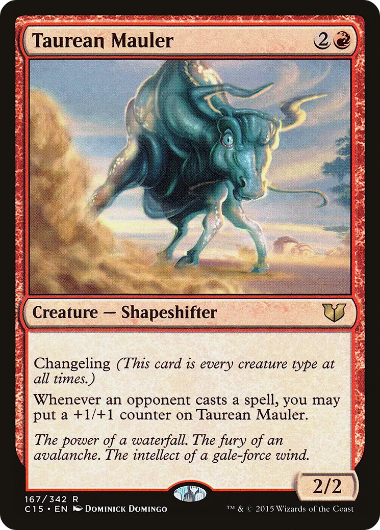 Taurean Mauler — Commander 2015 — Magic: The Gathering