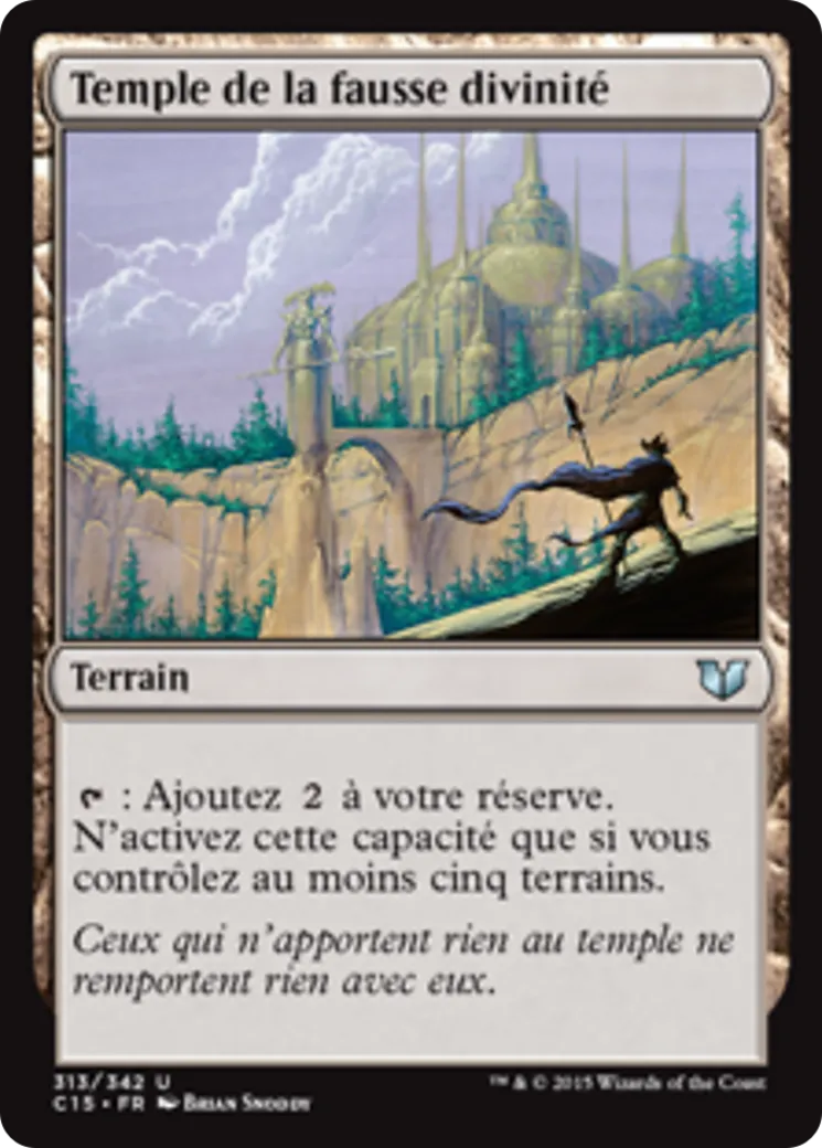 Temple de la fausse divinité — Commander 2015 — Magic: The Gathering