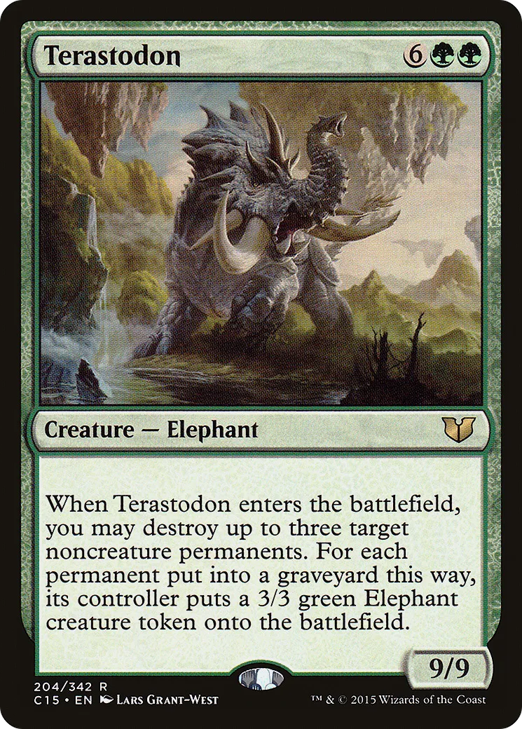 Terastodon — Commander 2015 — Magic: The Gathering