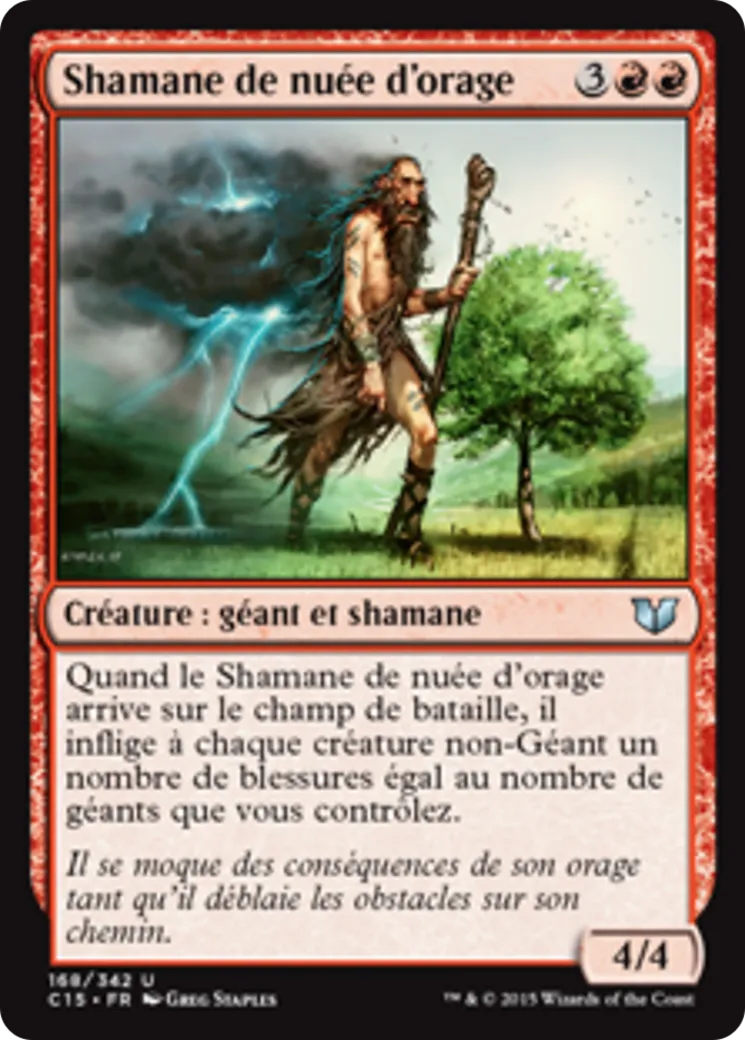 Shamane de nuée d'orage — Commander 2015 — Magic: The Gathering