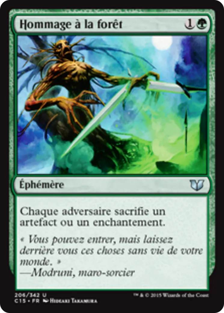 Hommage à la forêt — Commander 2015 — Magic: The Gathering