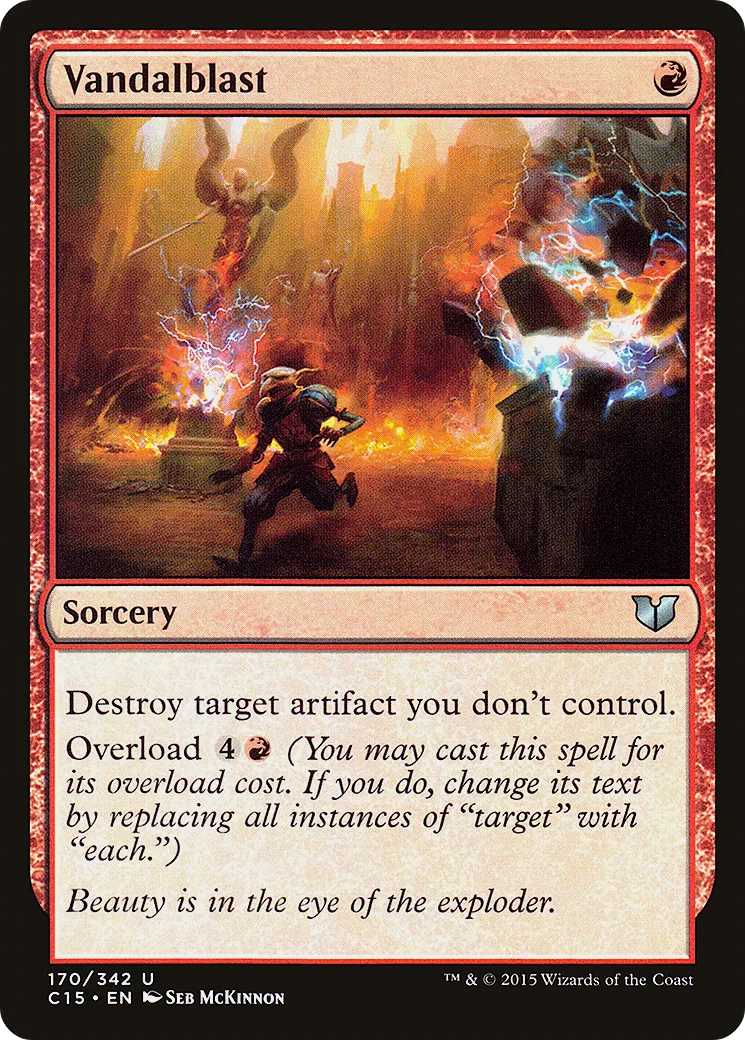 Vandalblast from Commander 2015 - Magic: The Gathering
