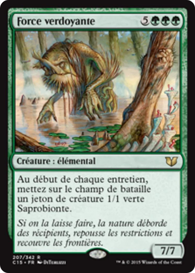 Force verdoyante — Commander 2015 — Magic: The Gathering