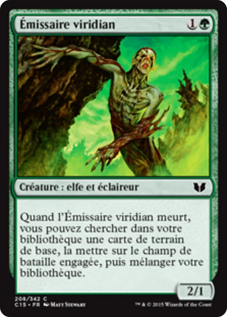 Émissaire viridian — Commander 2015 — Magic: The Gathering