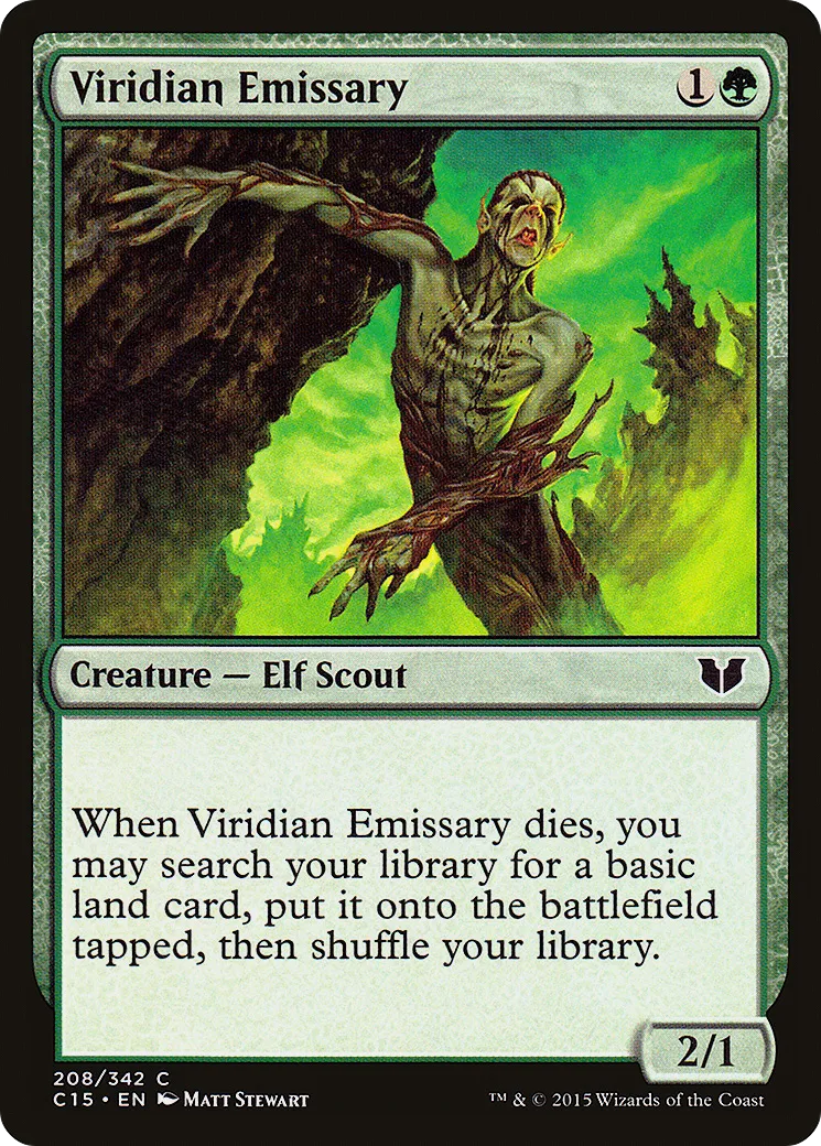 Émissaire viridian — Commander 2015 — Magic: The Gathering