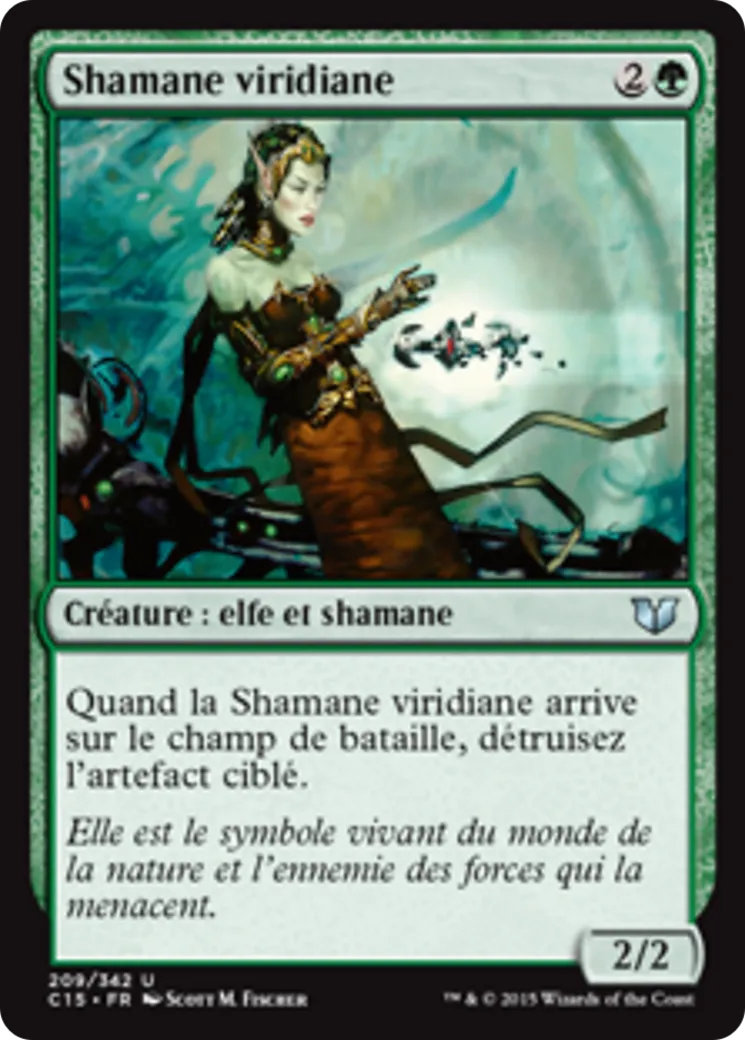 Shamane viridiane — Commander 2015 — Magic: The Gathering