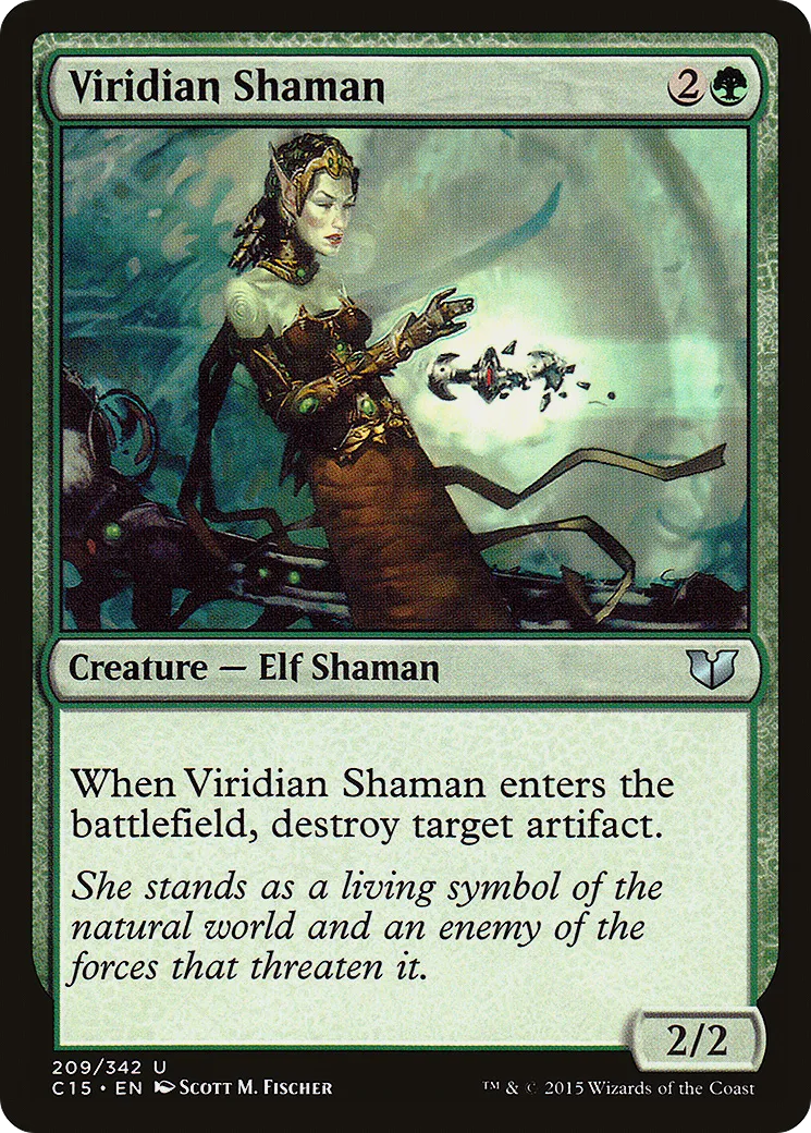 Viridian Shaman — Commander 2015 — Magic: The Gathering