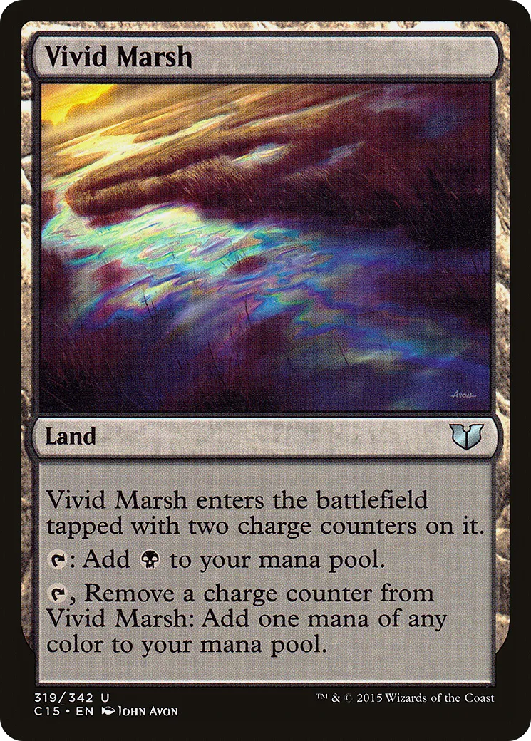 Vivid Marsh — Commander 2015 — Magic: The Gathering