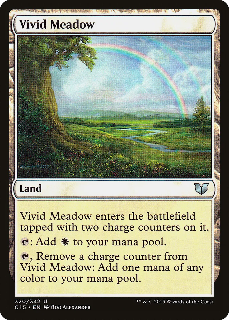 Vivid Meadow — Commander 2015 — Magic: The Gathering