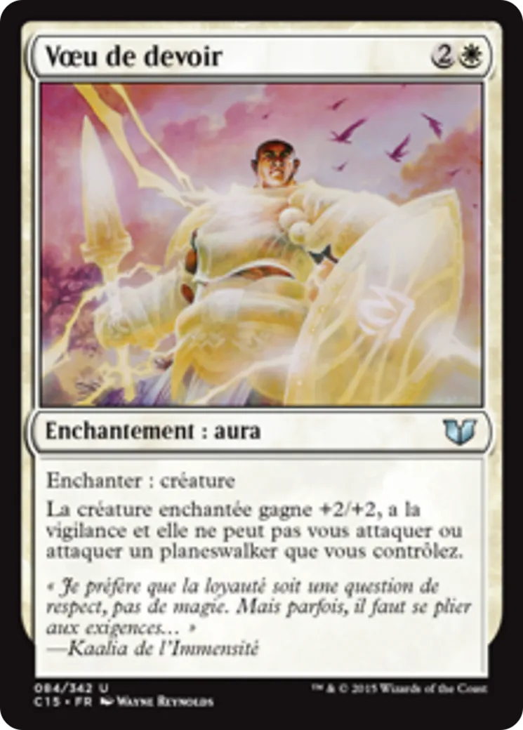 Vœu de devoir — Commander 2015 — Magic: The Gathering
