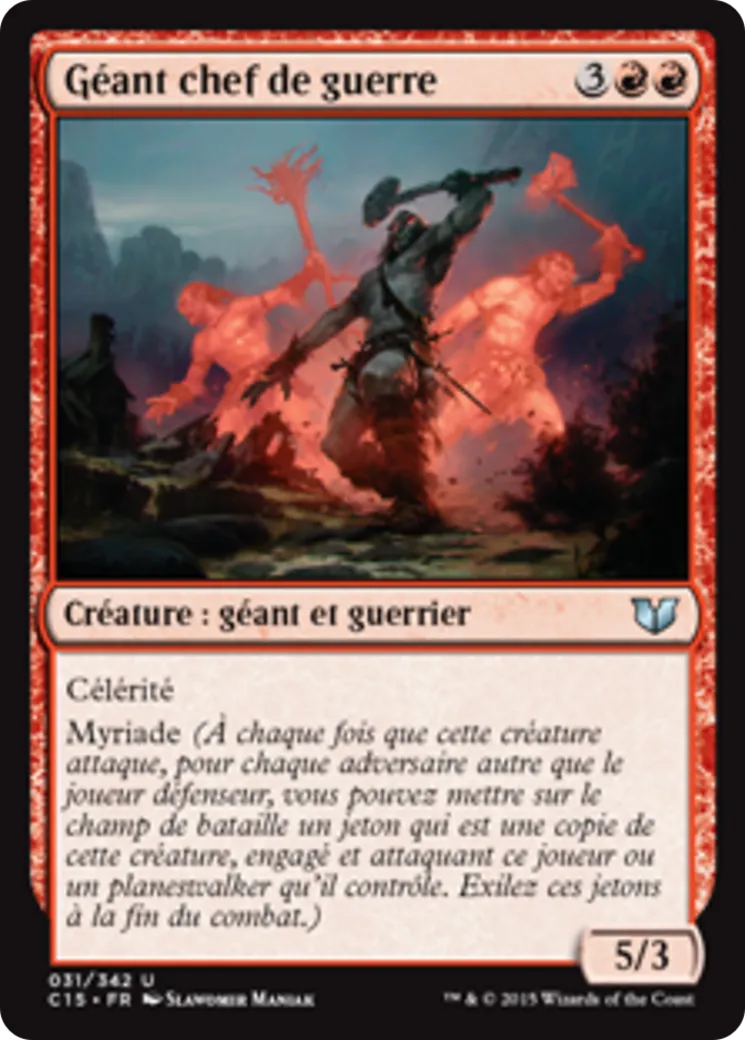 Géant chef de guerre — Commander 2015 — Magic: The Gathering