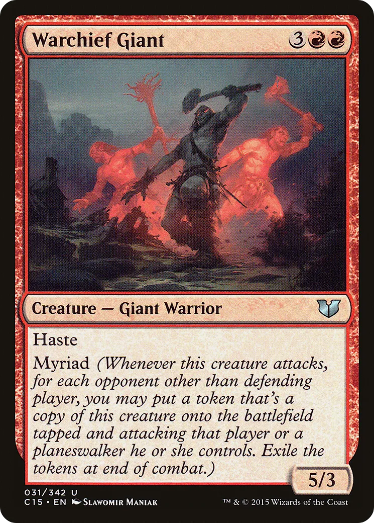 Warchief Giant — Commander 2015 — Magic: The Gathering