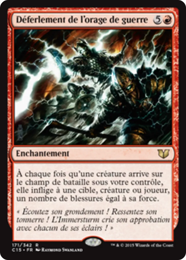 Déferlement de l'orage de guerre — Commander 2015 — Magic: The Gathering