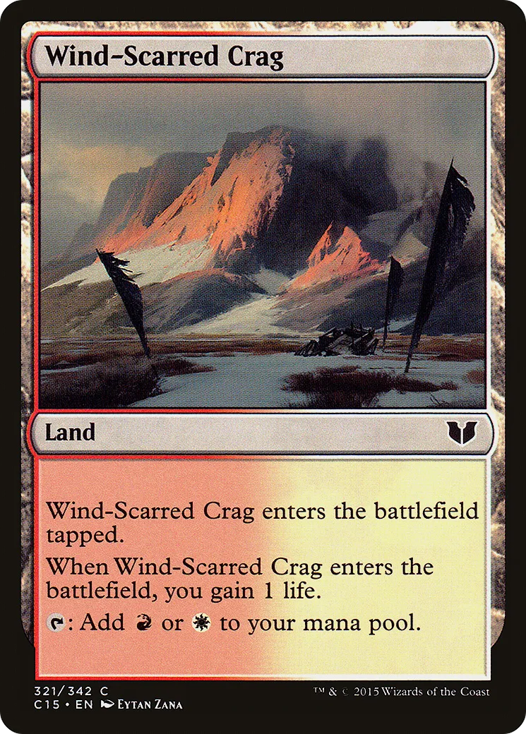 Wind-Scarred Crag — Commander 2015 — Magic: The Gathering