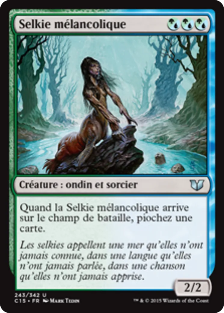 Selkie mélancolique — Commander 2015 — Magic: The Gathering