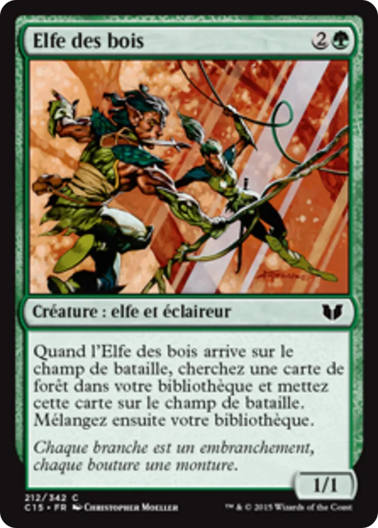Elfe des bois — Commander 2015 — Magic: The Gathering
