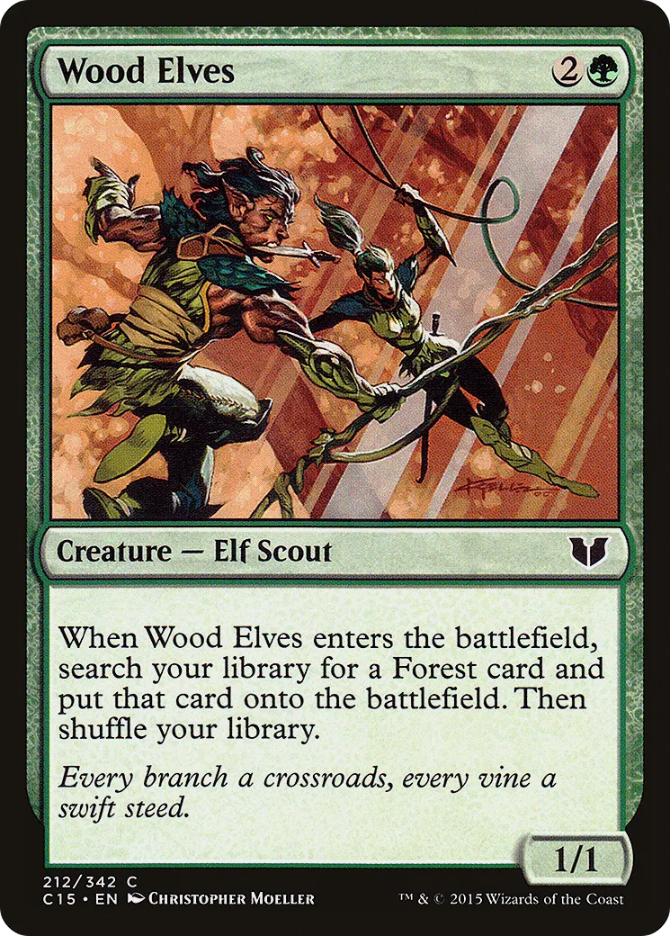 Elfe des bois — Commander 2015 — Magic: The Gathering