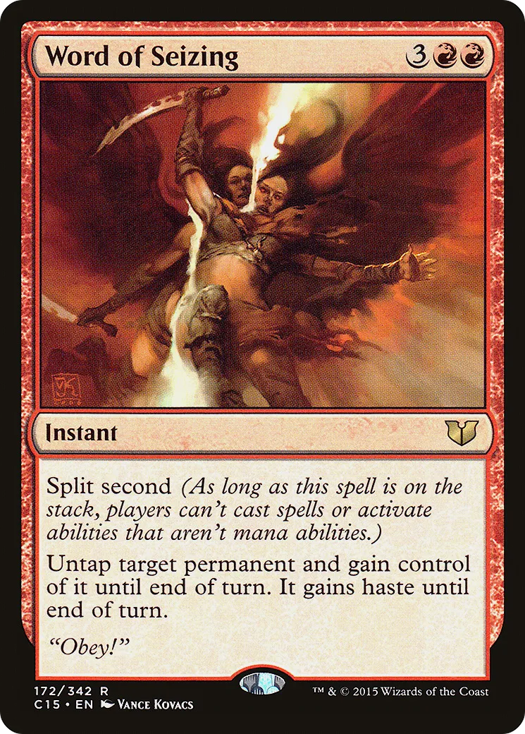 Word of Seizing — Commander 2015 — Magic: The Gathering