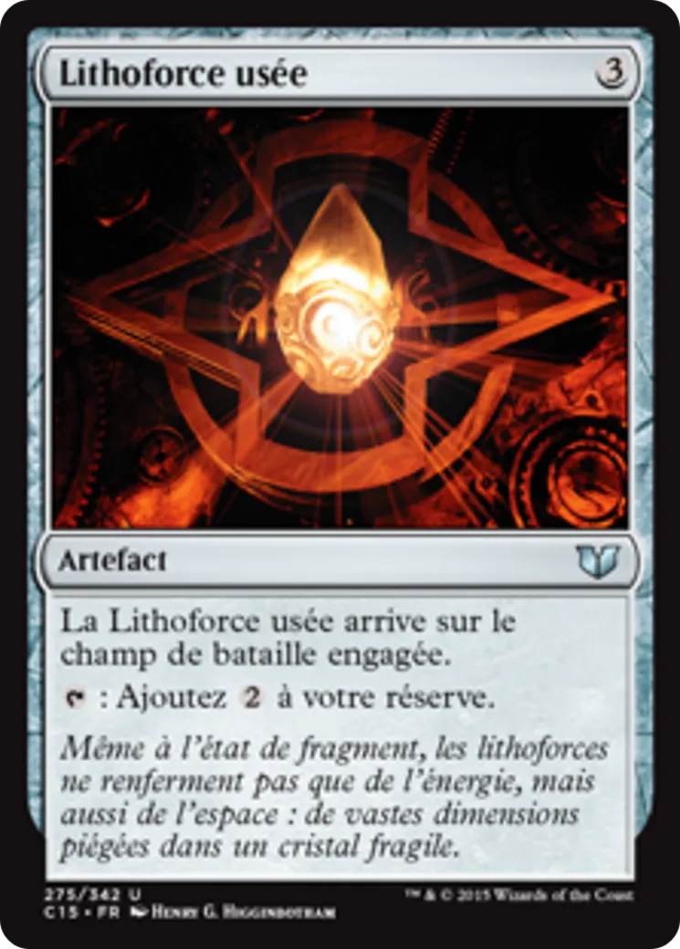 Lithoforce usée — Commander 2015 — Magic: The Gathering