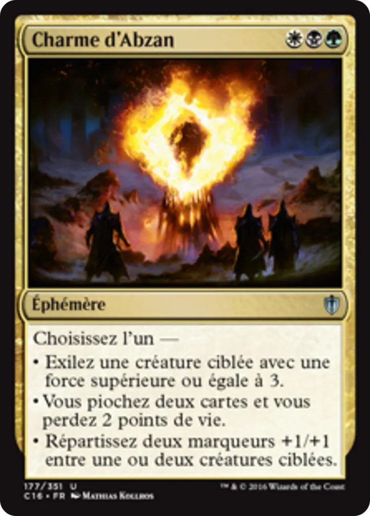 Charme d'Abzan — Commander 2016 — Magic: The Gathering
