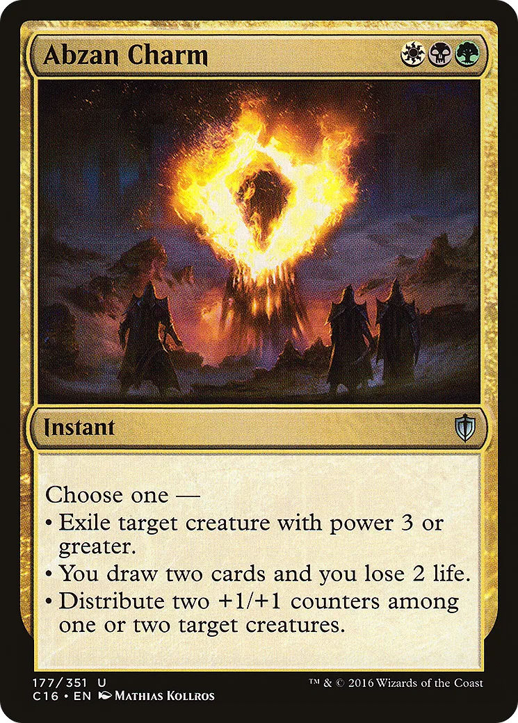 Abzan Charm — Commander 2016 — Magic: The Gathering