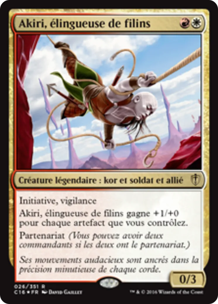 Akiri, élingueuse de filins — Commander 2016 — Magic: The Gathering